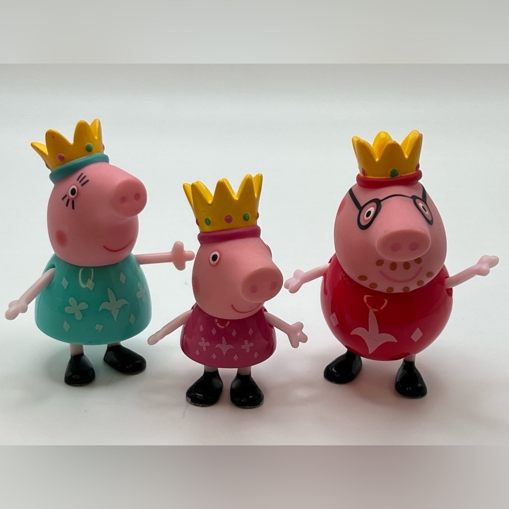 Peppa Pig Castle King And Queen Daddy & Mommy, Peppa Pig Figures Jazzwares 2003